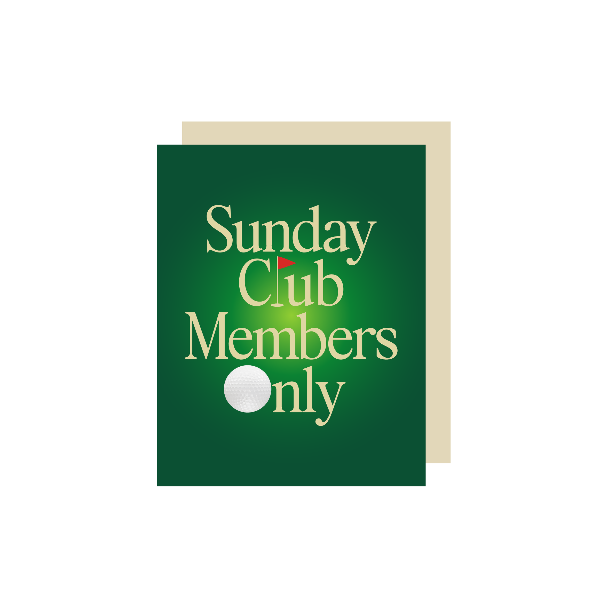 GREETING CARD | SUNDAY CLUB– Velvet Design Shop